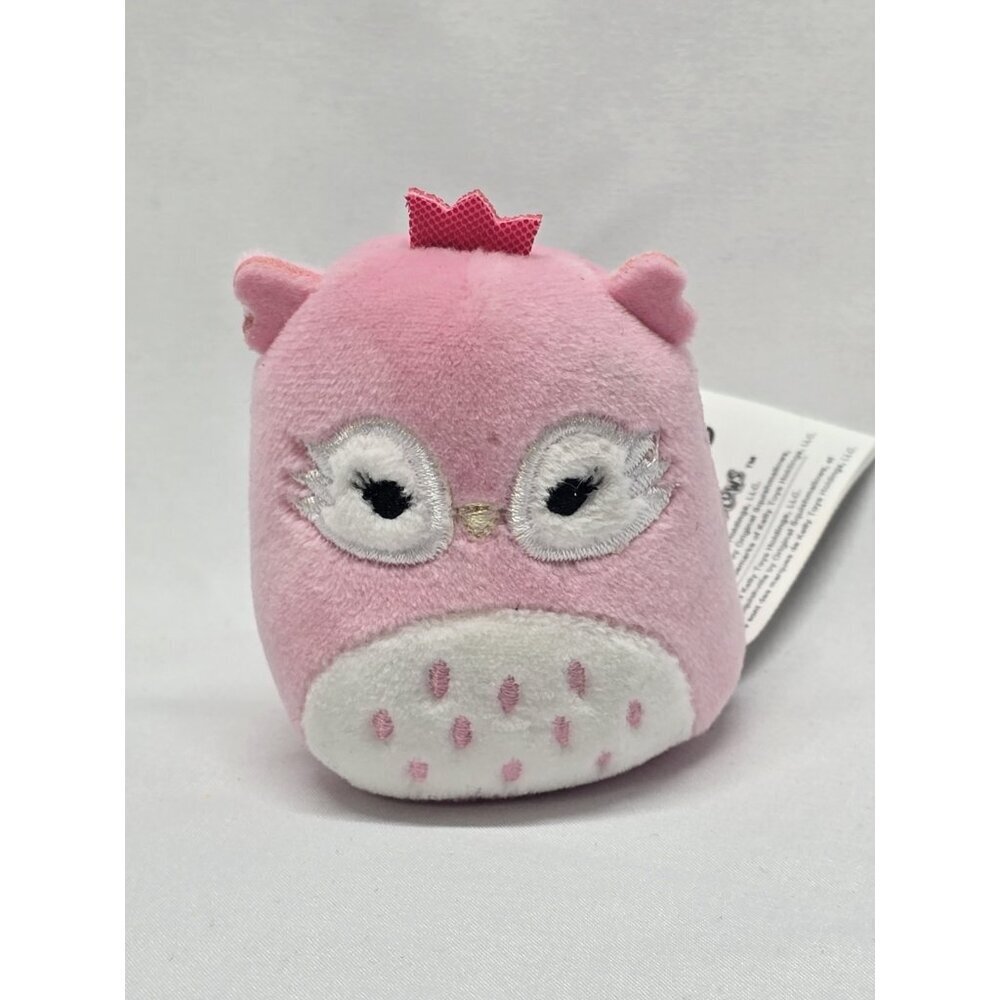 Squishmallows Squishville Bri the Owl Pink 2 Inch Mini Stuffed Toy